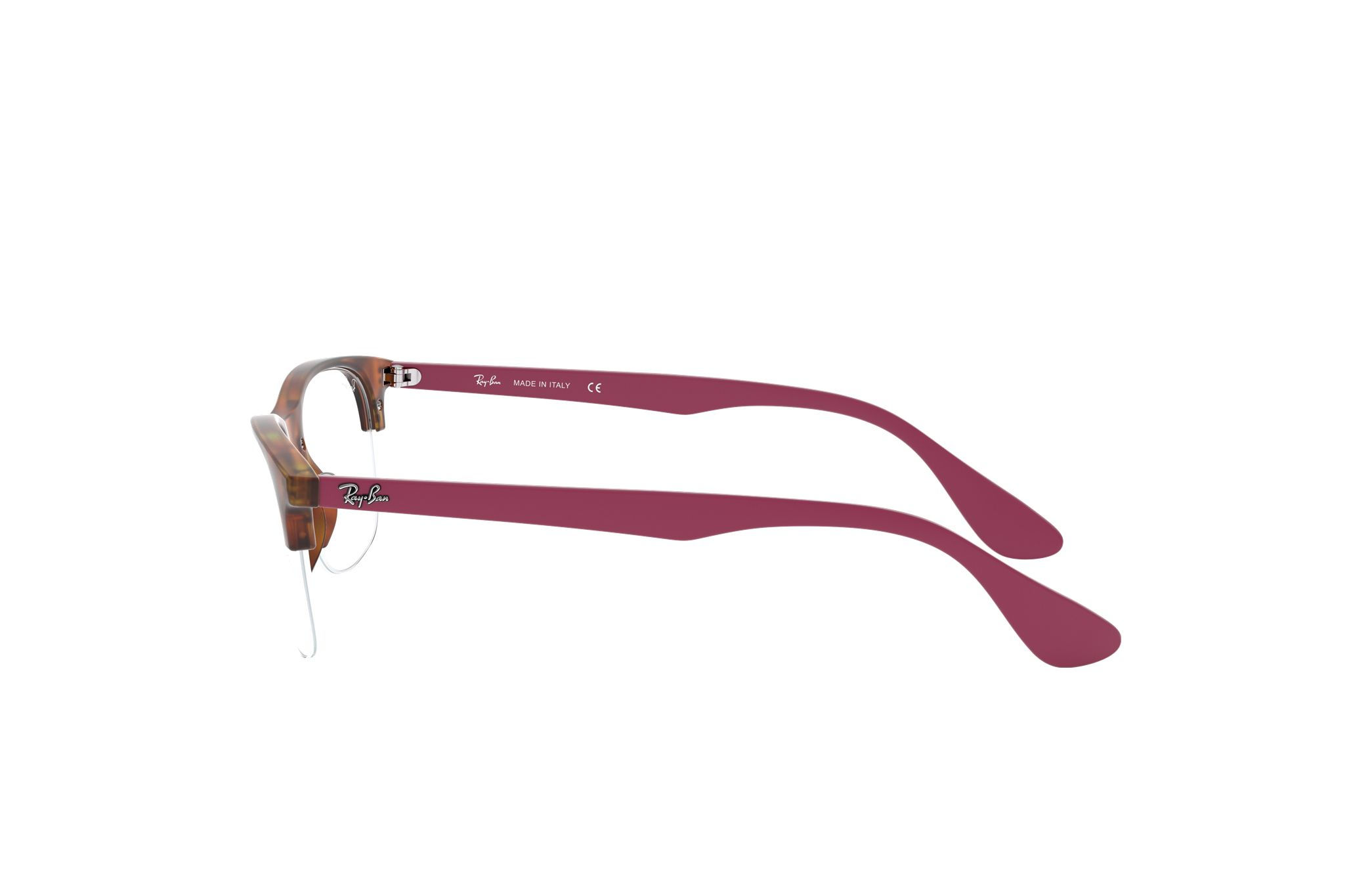 Ray-Ban RB4419-5889 Rubber Red Havana Square Optical 54mm Lens Eyeglas