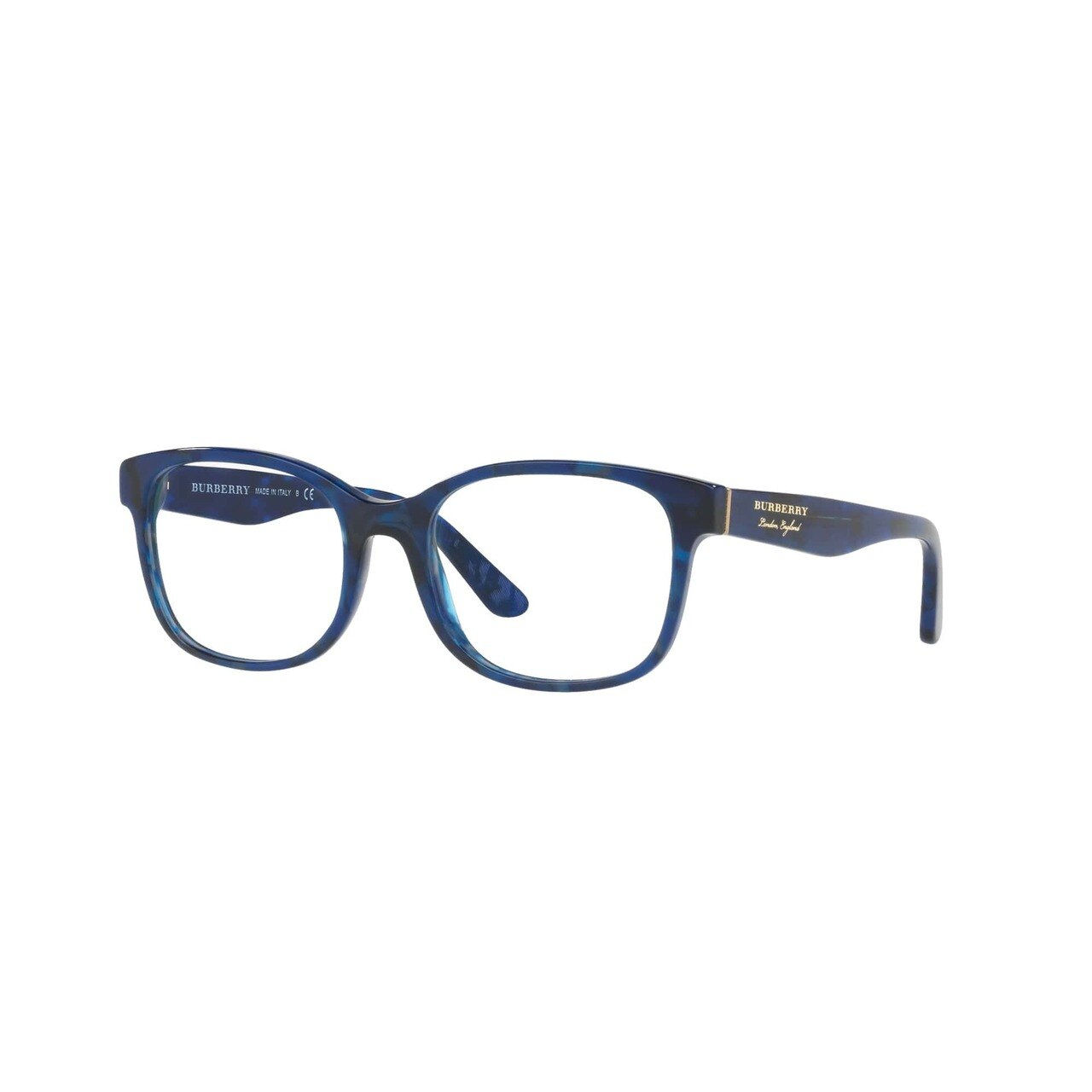 Burberry BE2263-3686 Blue Havana Square Women's Plastic Eyeglasses