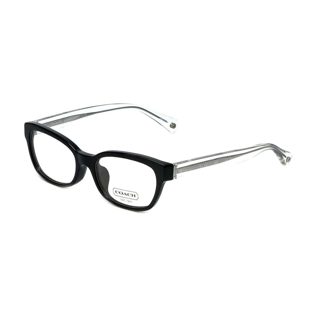 Coach HC6042-5002 Hadley Black Rectangular Women's Plastic Eyeglasses