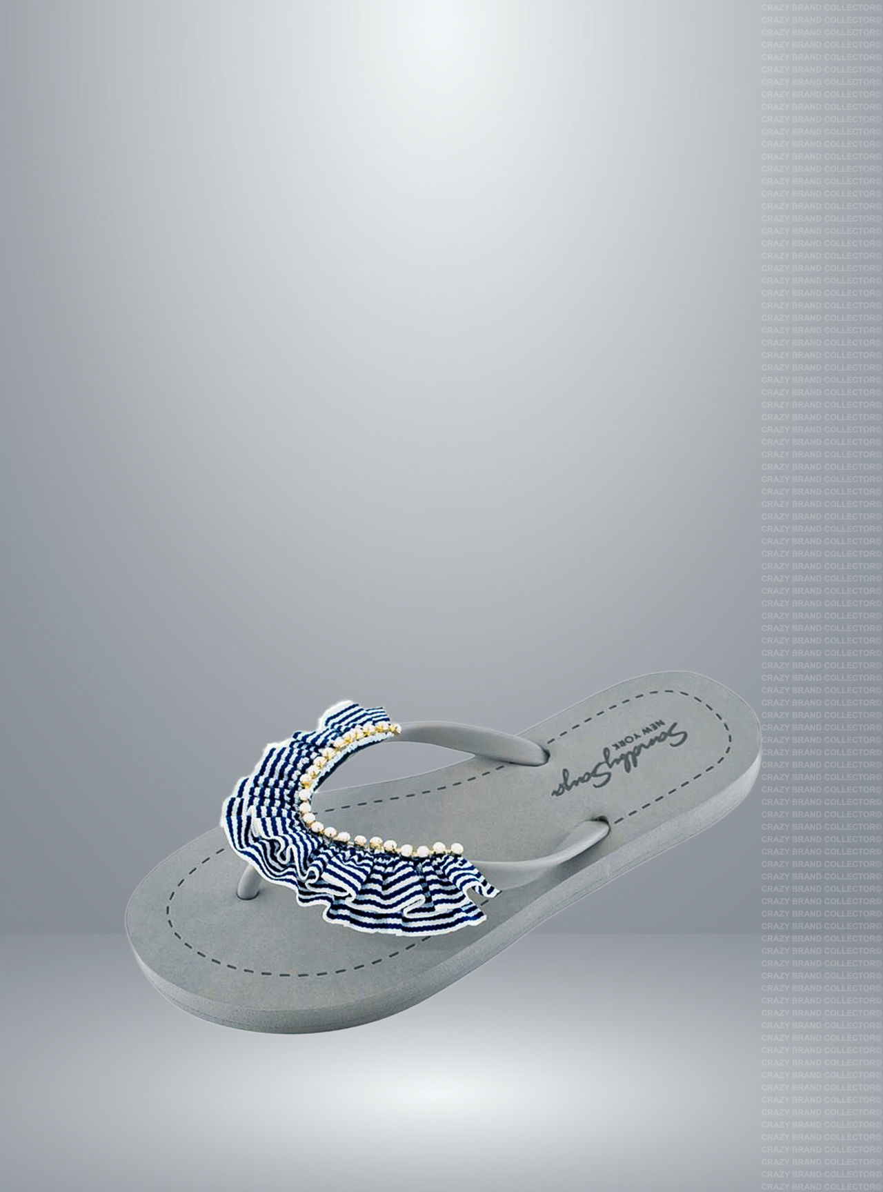 Rockaway (Stripe) - Women's Flat Sandal