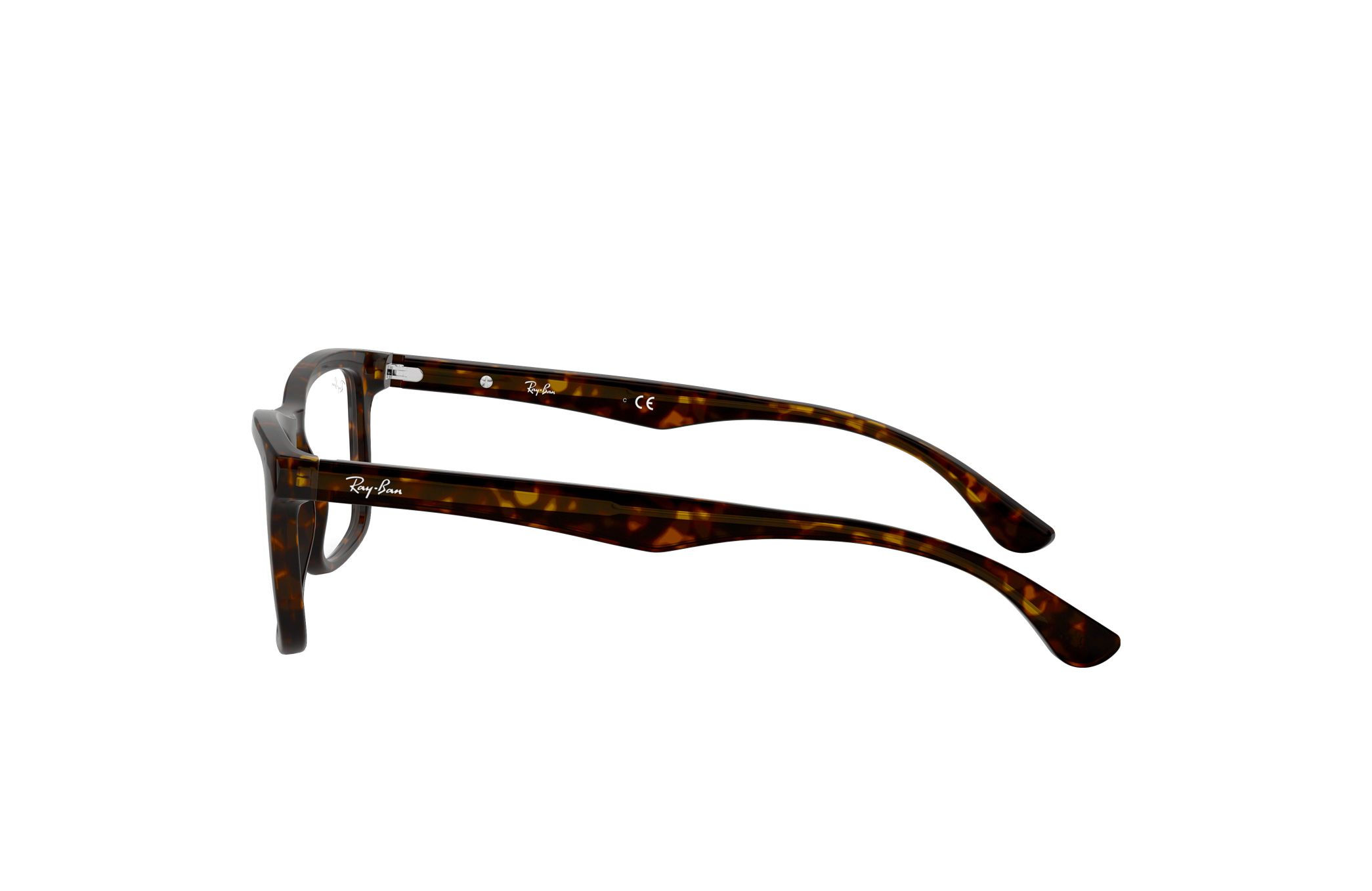 Ray-Ban RB5279F-2012 Gloss Tortoise Square Acetate Optical 55mm Lens E