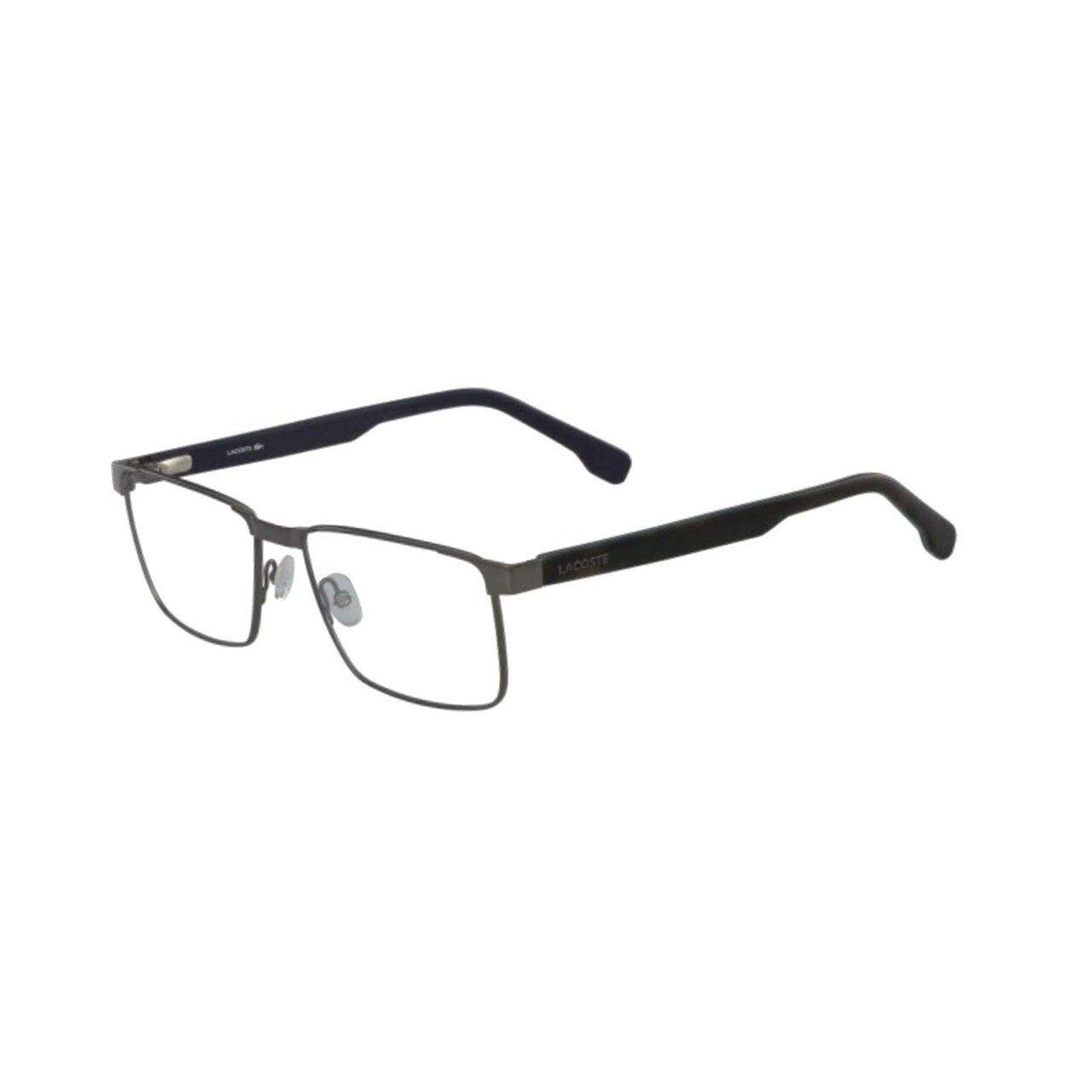 Lacoste L2243-033 Gunmetal Rectangular Men's Metal Eyeglasses