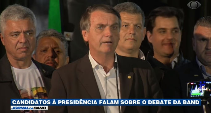 Debate #BolsonaroNaBand AO VIVO