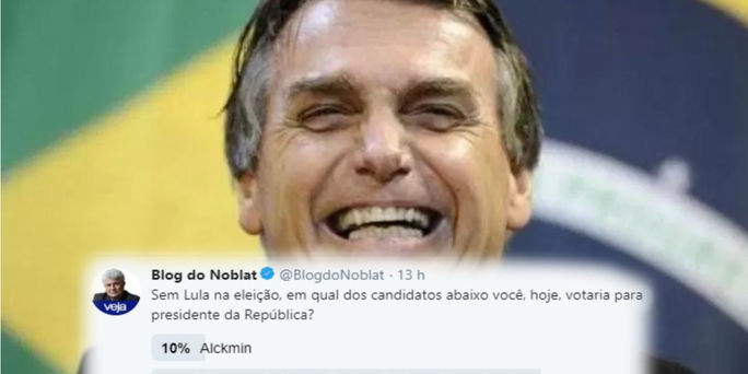 Chora @BlogdoNoblat comuna #EuVotoBolsonaro17 PSL 2018