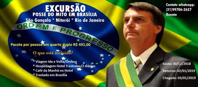 Caravana #BolsonaroPresidente da Posse