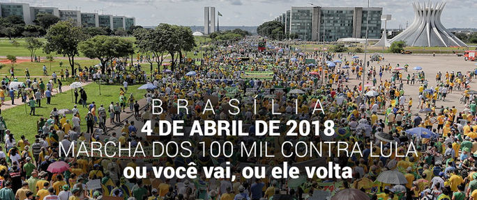 Manifestação #LulaNaCadeia AO VIVO