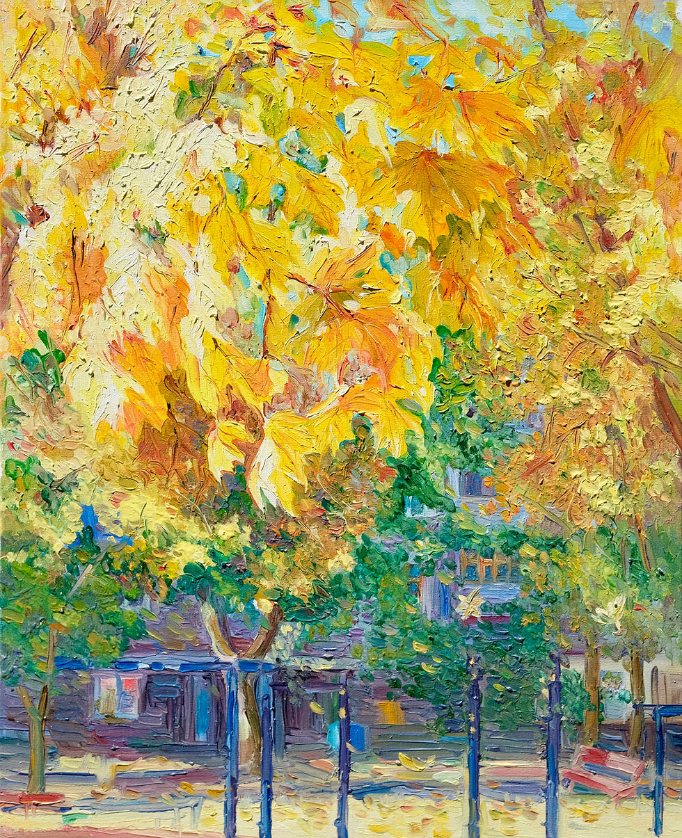 Thumbnail: The Autumn oil on canvas 50x40 cm 