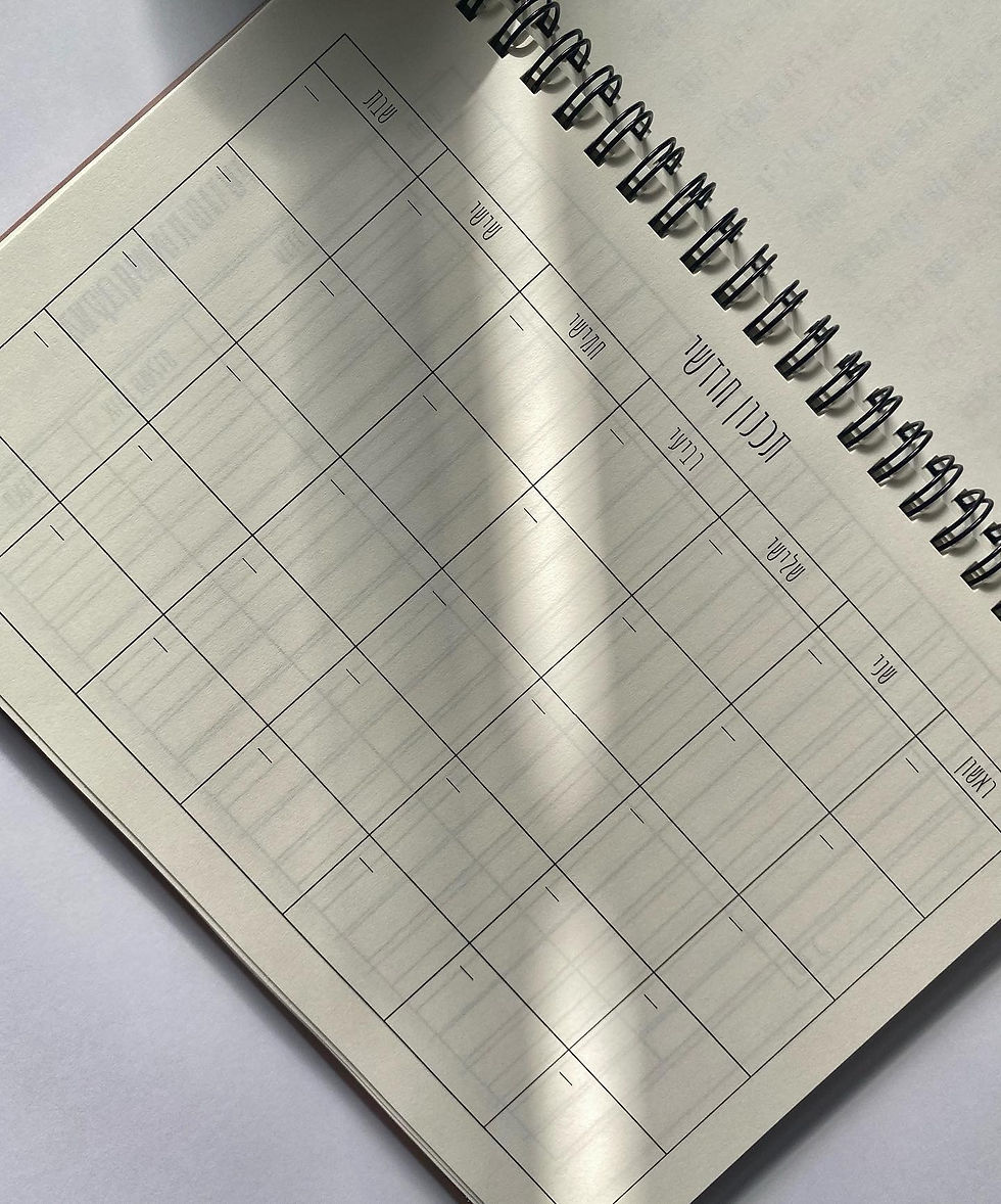 תמונה ממוזערת: פלנר יומי, שבועי, חודשי - THE EVERYDAY PLANNER