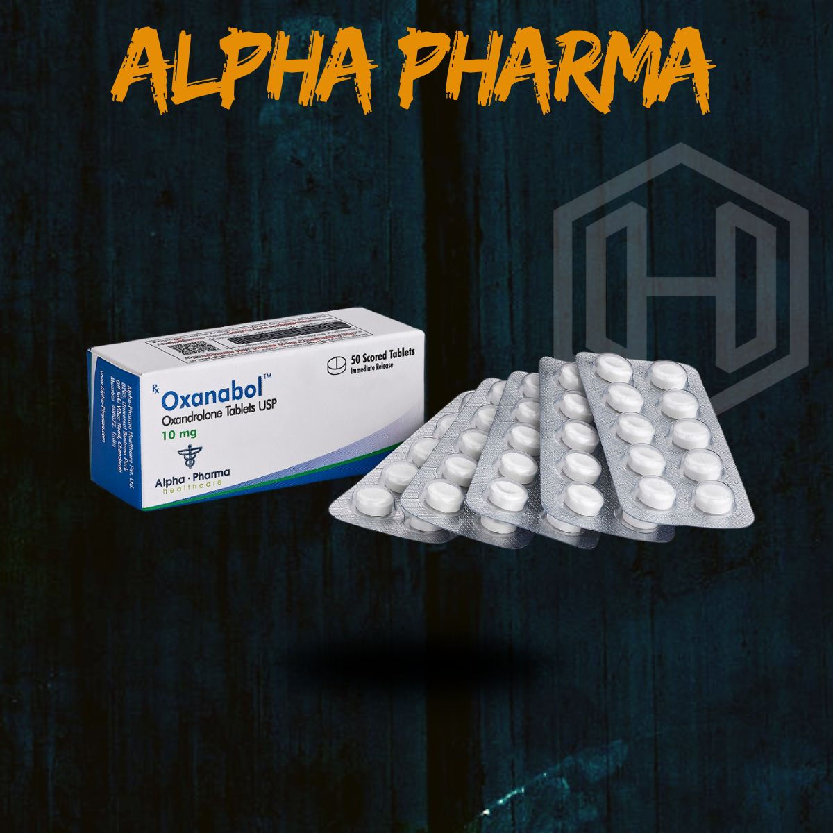 Oxandrolona 10 Mg 50 Tabs Alpha Pharma