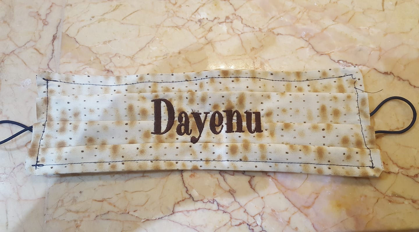 Passover Matza Face Mask