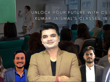 Unlock Your Future with CS Nitesh Kumar Jaiswal's Classes in India