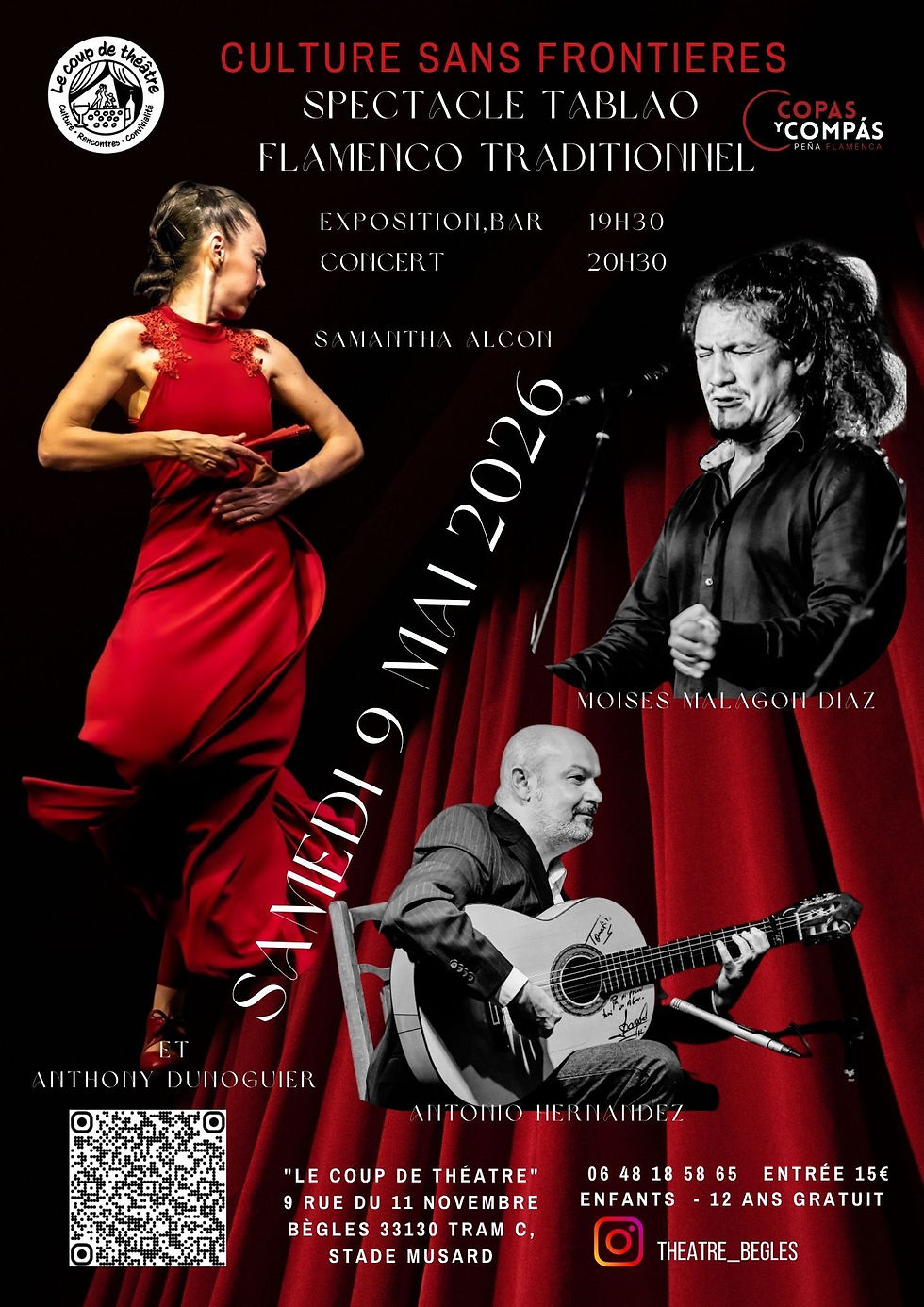 Spectacle Tablao Flamenco traditionnel 
