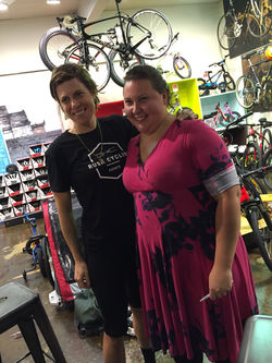 Best bike buddies...Bride and Danika