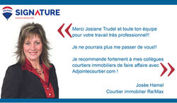 ADJOINECOURTIER - témoignage josée hamel - site web