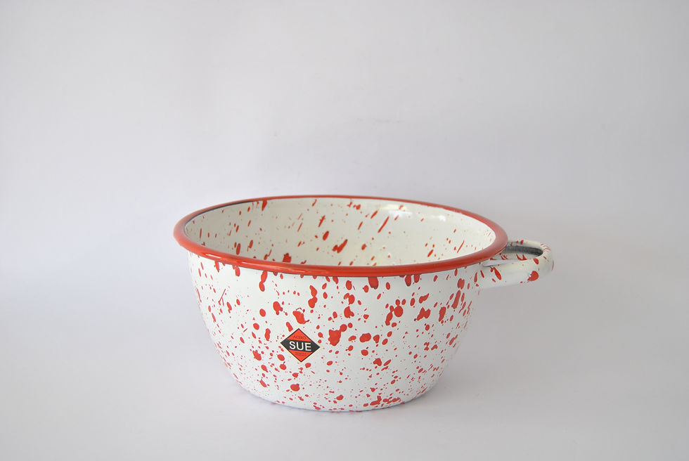 Miniatura: Bowl batidor moteado con asa