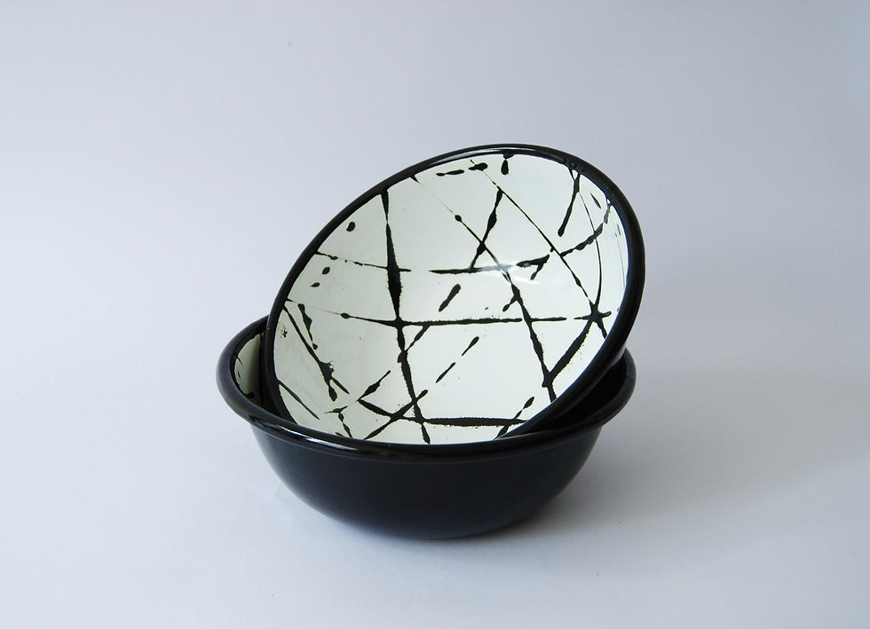 Miniatura: Bowl Pollock blanco