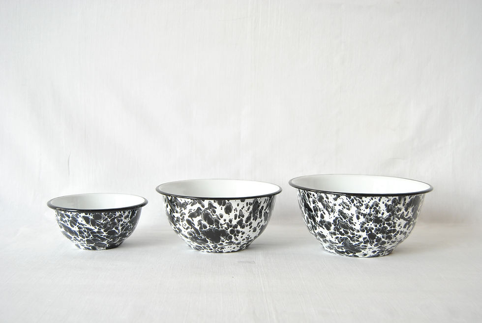 Miniatura: Bowl motas negras, 3 tamaños