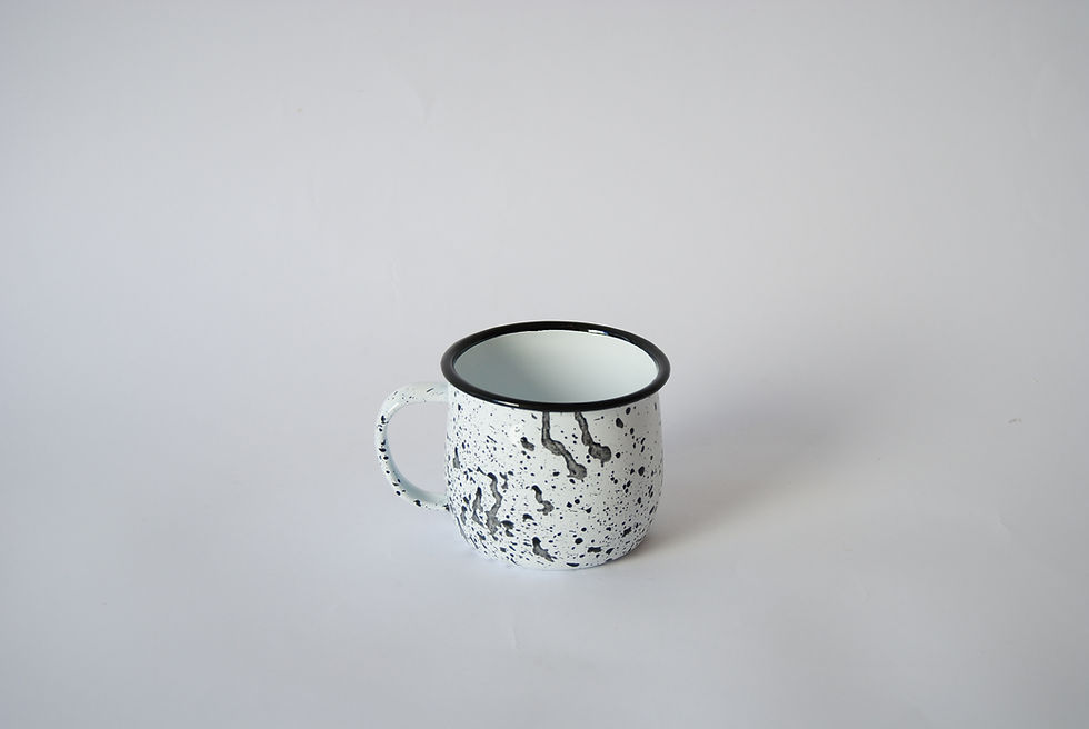 Miniatura: Taza bombé motas