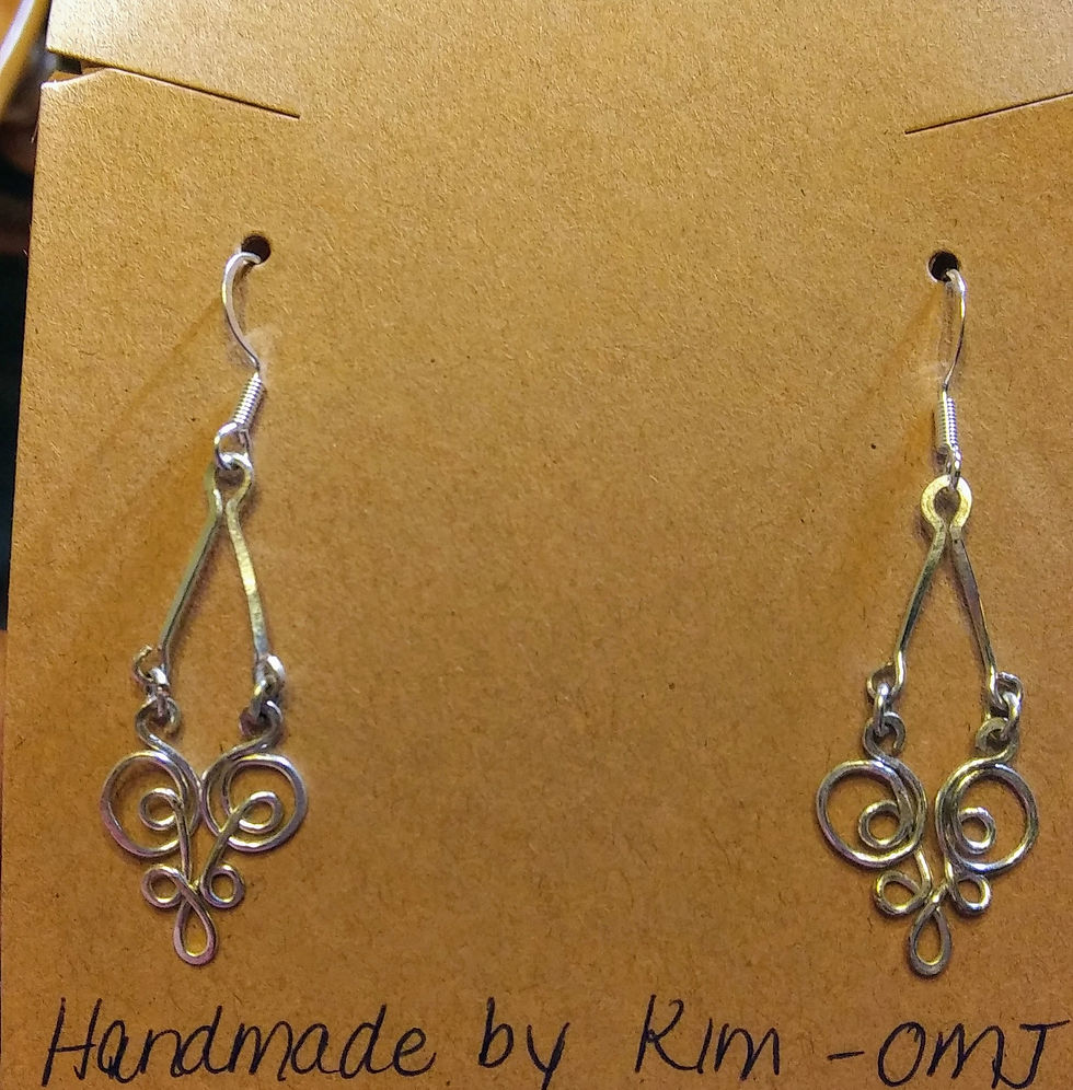 Silver Deco Earrings