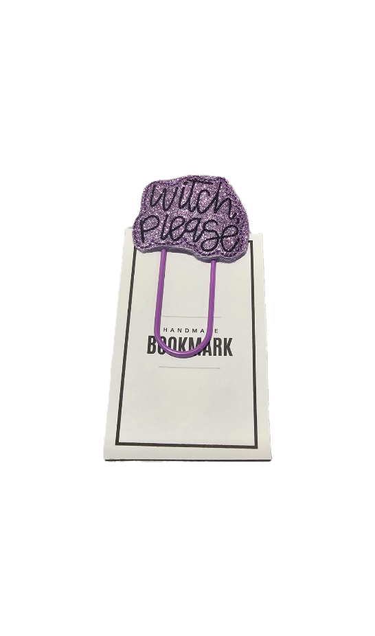 Witch Please Bookmark - Large felt Bookmark