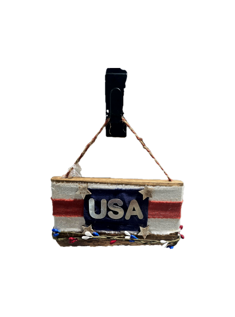 USA Wood Plaque