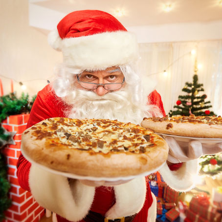 Come Out and Share a Slice of Pizza With Santa!