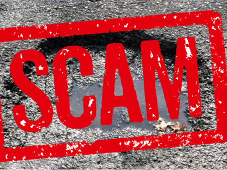 Pothole Scam: Beware