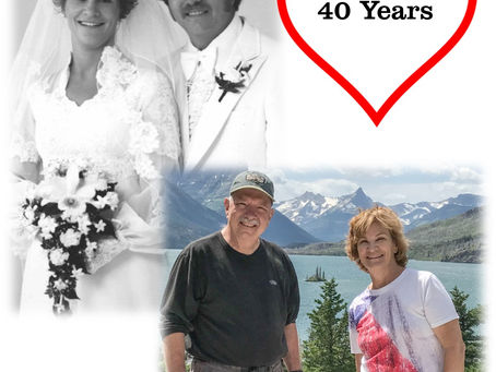 Gary & Francine Bauchan Celebrate 40th Anniversary