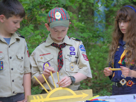 Cub Pack 1031 Arrow of Light Scouts Bridge to ScoutsBSA