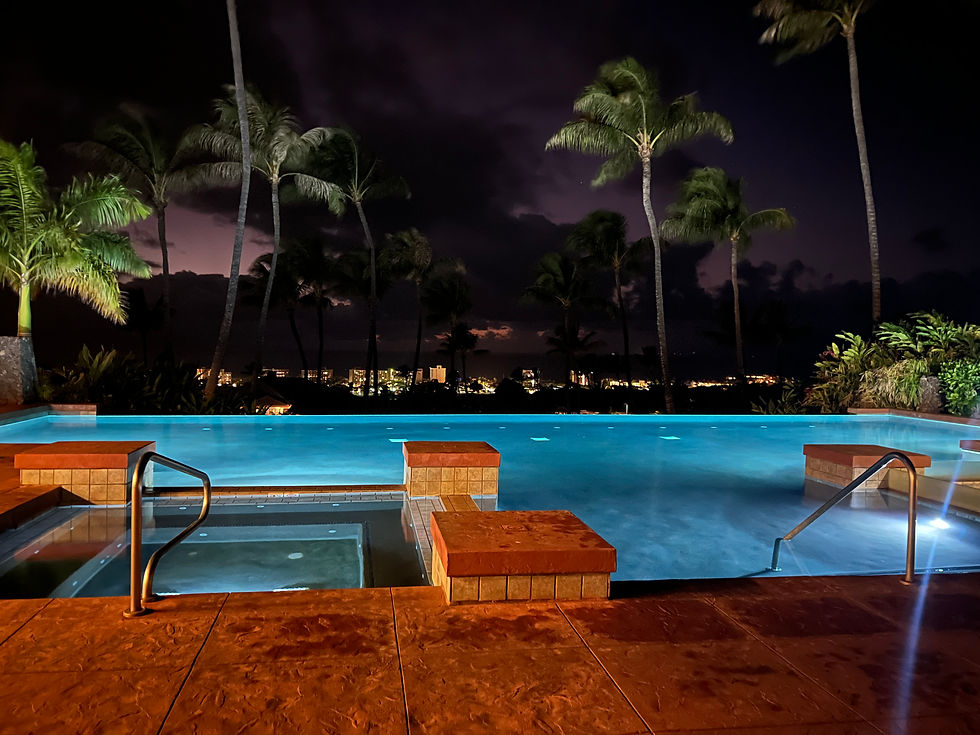 Lanikeha Clubhouse Pool Night