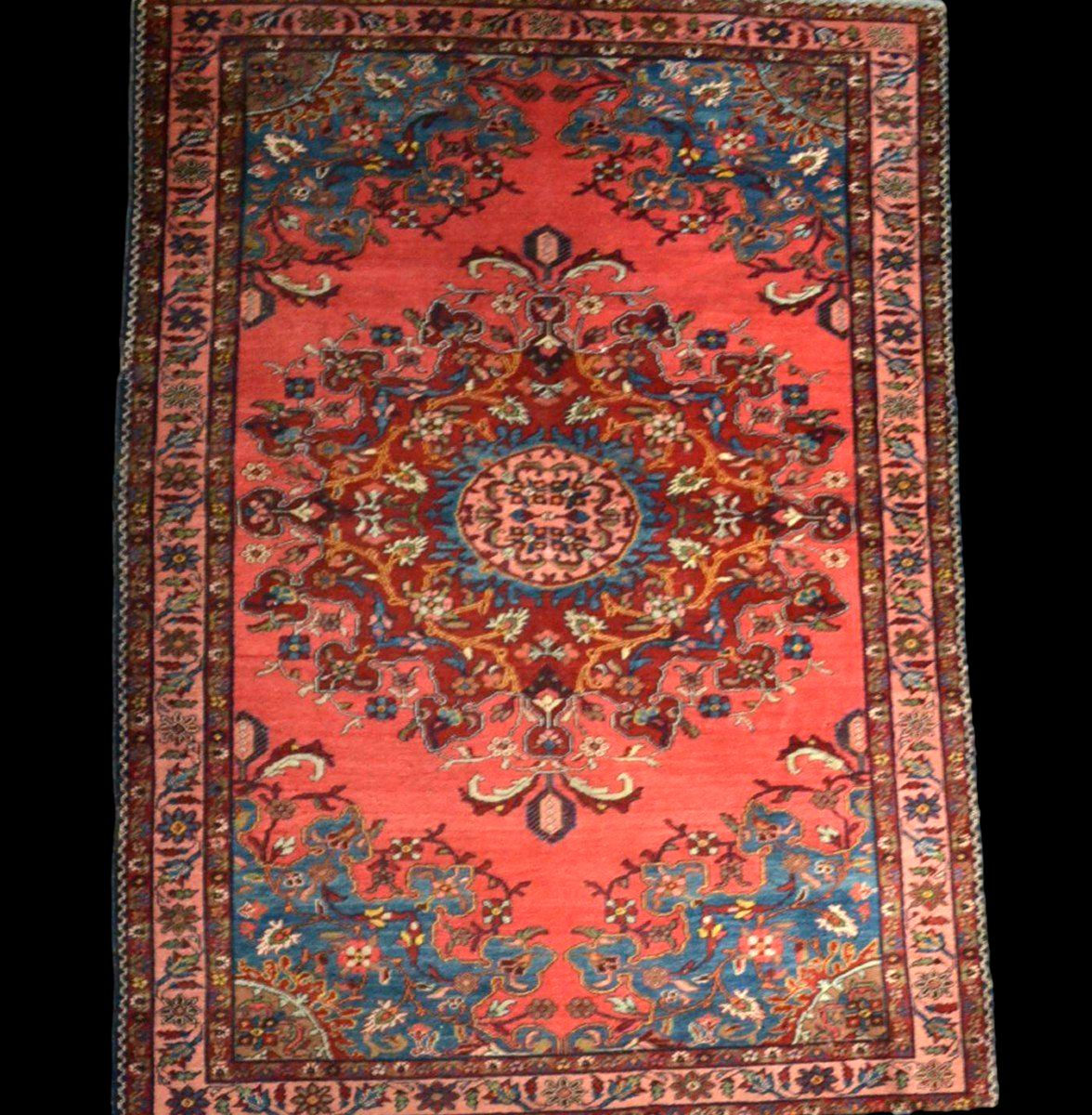 Tapis Tafresh ancien, 142 x 196 cm, laine nouée main, Iran