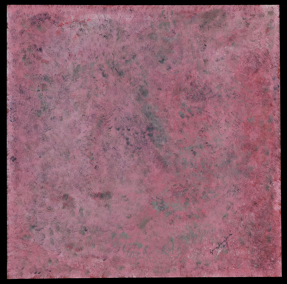 Erwin STEINBACH "Un jour d'Avril " 90 cm x 90 cm, Avril 2019