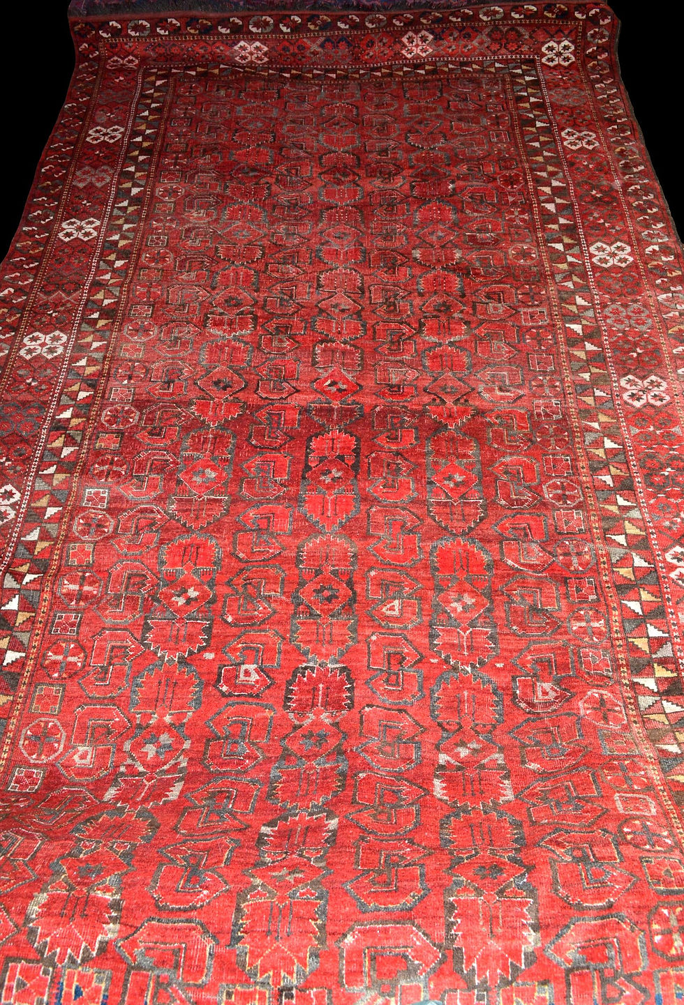 Tapis Béchir, Amou-Daria, 227 x 417 cm , laine/laine, 1970
