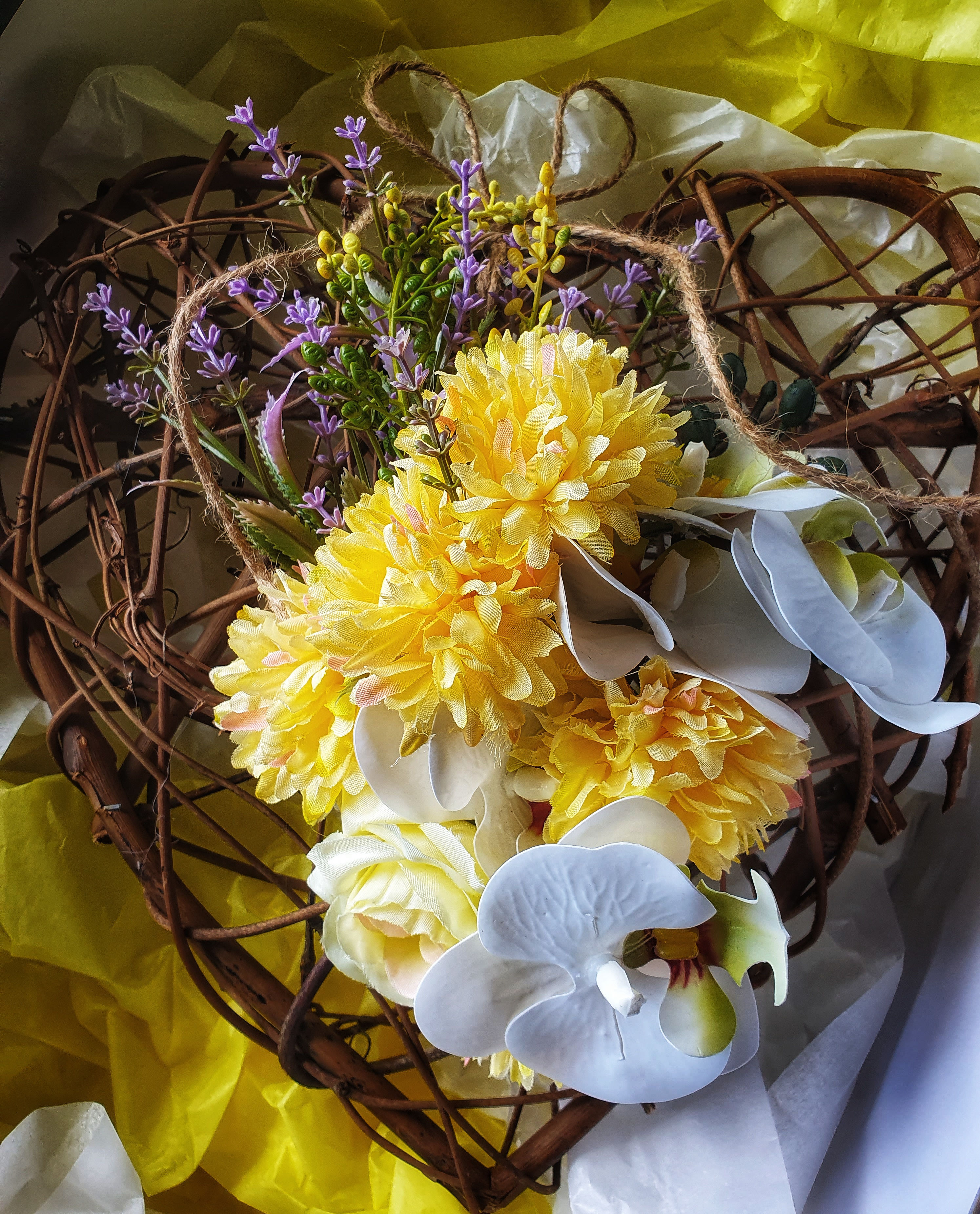 Your Heart in a Box - Natural Willow -