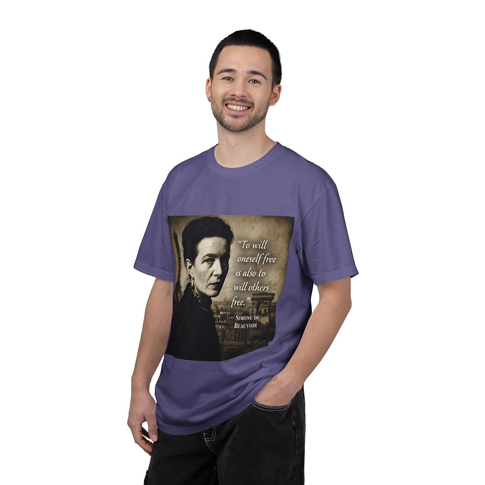 Thumbnail: Simone de Beauvoir Quote T-Shirt 