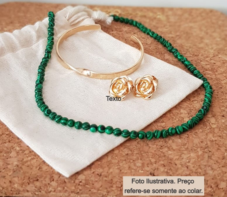 Miniatura: Colar Pedra Verde