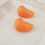 Miniatura: Argola Resina Laranja
