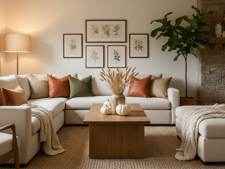 How to Transition Home and Office Spaces from Summer to Fall with Cozy Budget Friendly Style
