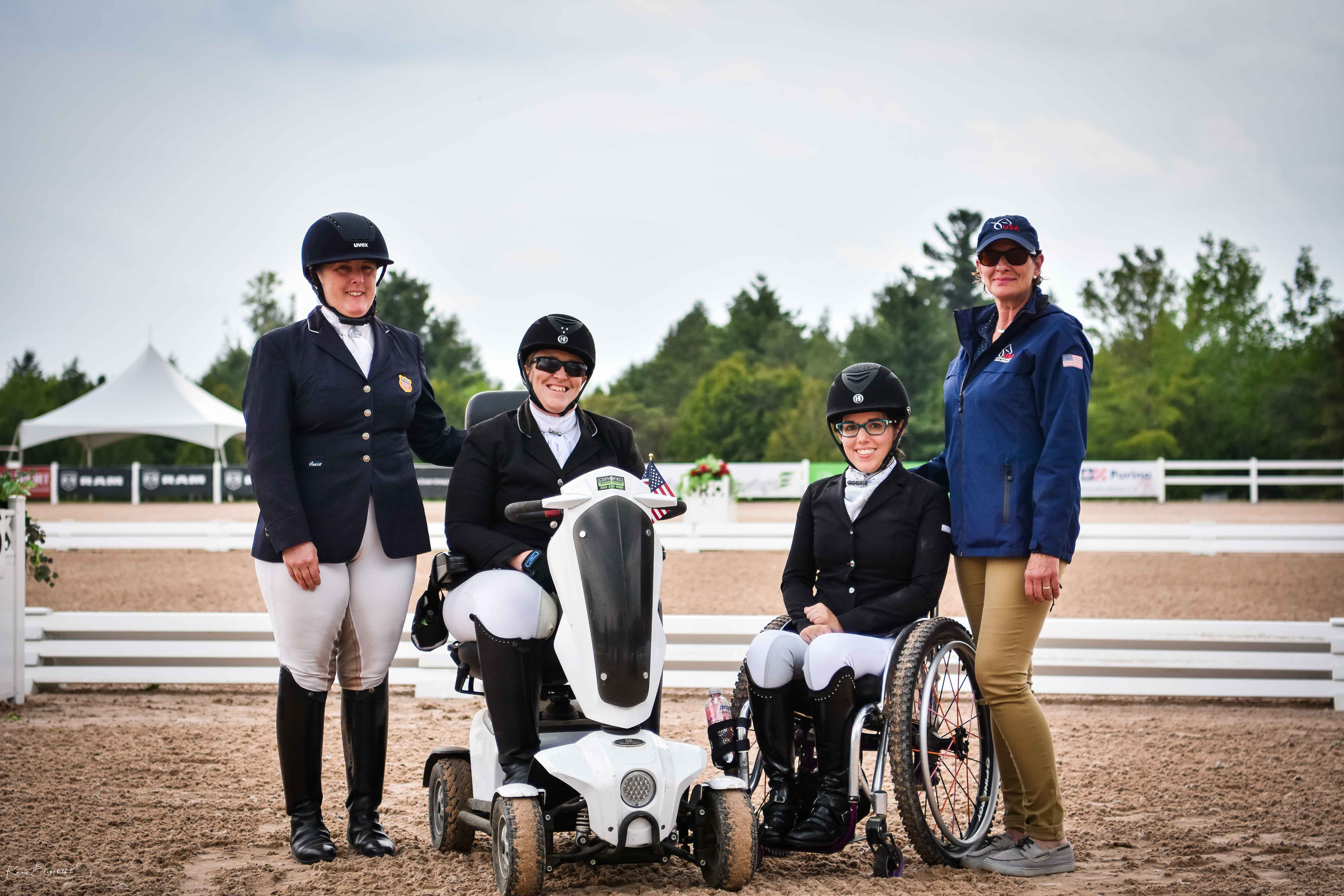 The Adequan U.S. ParaDressage Team Takes Silver at Caledon Spring Jubilee CPEDI3*