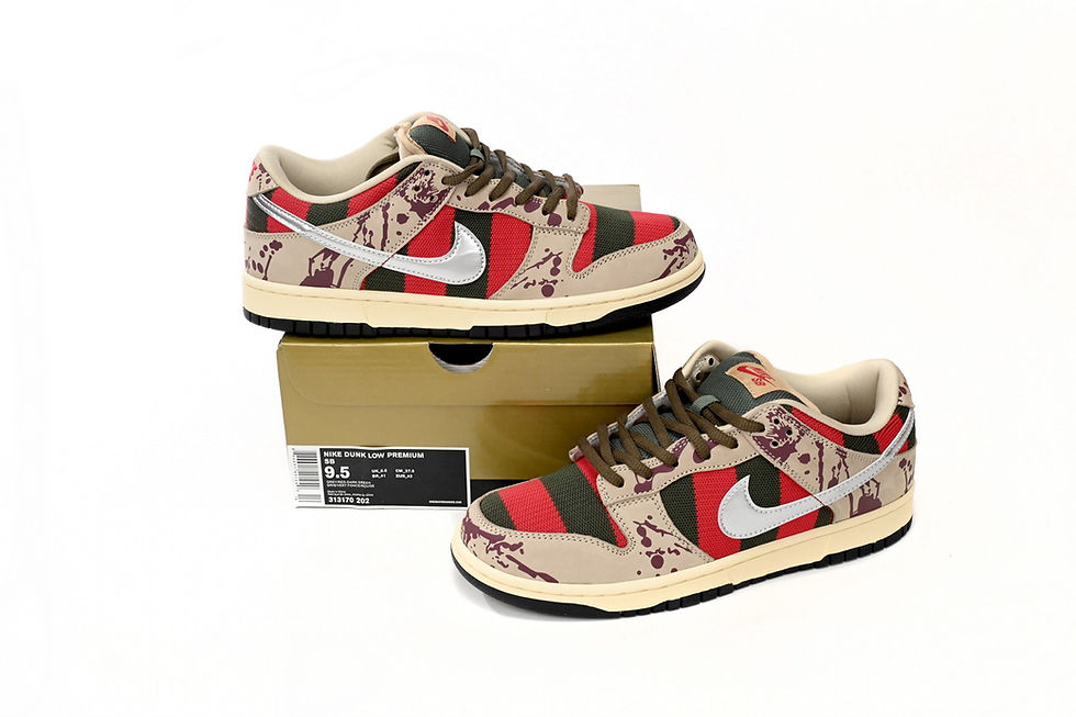 Miniatura: 313170-202 Nike Sb Dunk Low Freddy Krueger