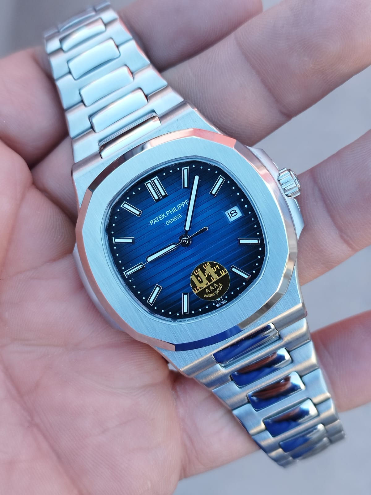 Patek Nautilus Maq grabada