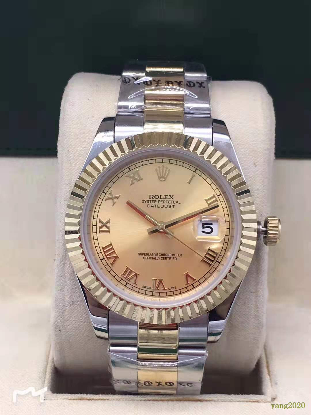 Rolex Datejust Bitono dorado