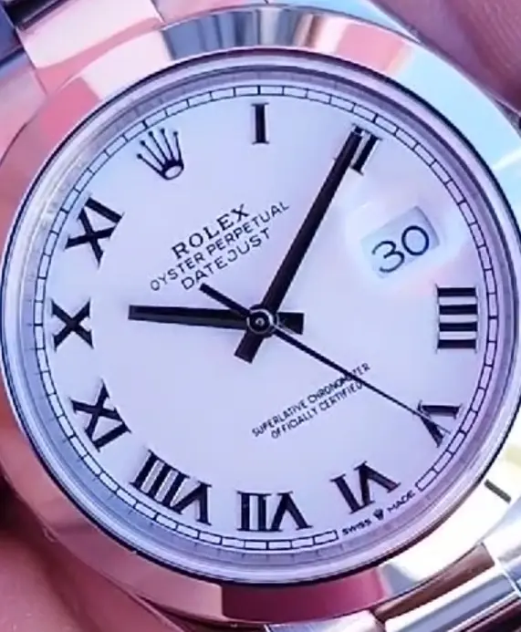 Miniatura: Rolex Datejust Num Romanos 1:1