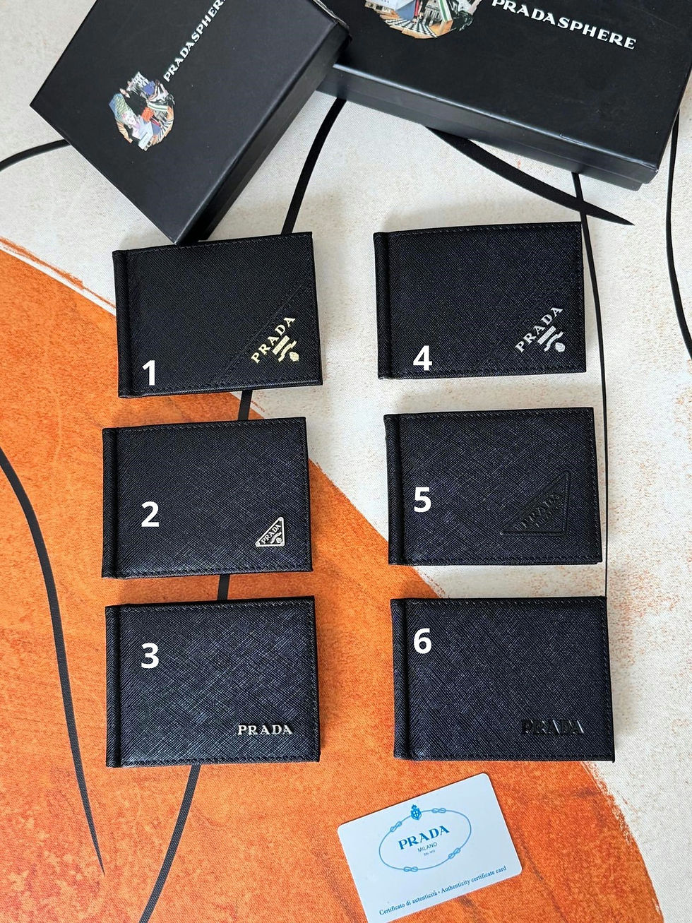 Miniatura: Cartera con Clip Prada