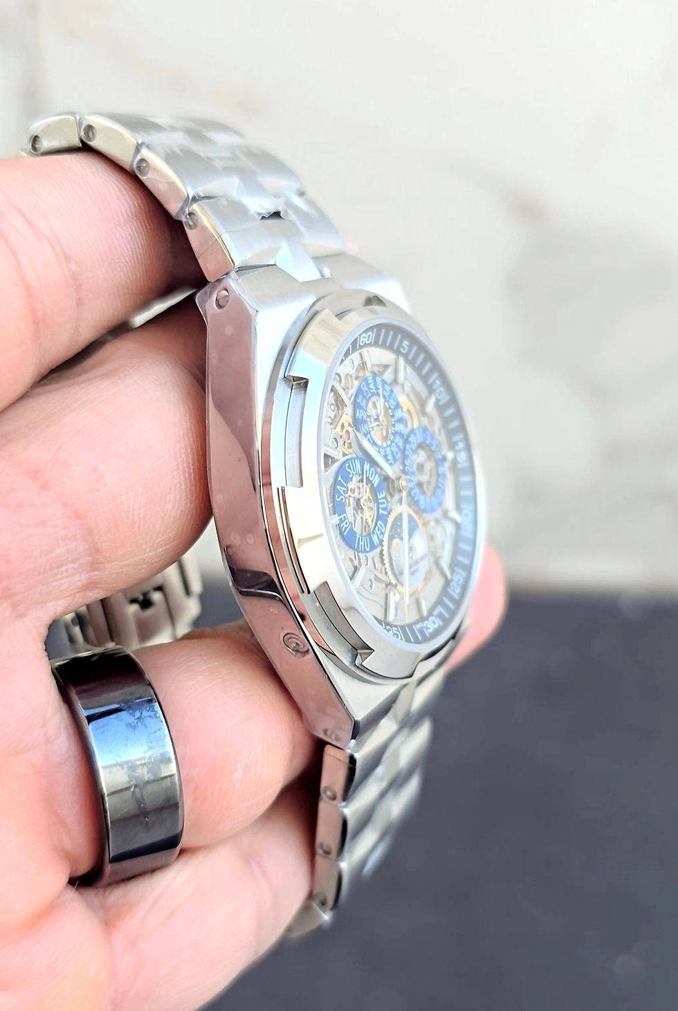 Miniatura: Vacheron Constantin Overseas Perpetual Calendar skeleton 1:1