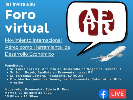 Presentaciones y documentos relacionados al foro sobre carga aérea