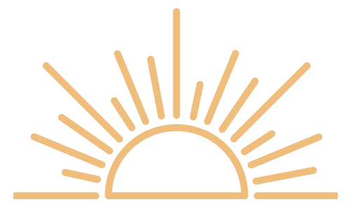 R.I.S.E. Leaning Sun Logo