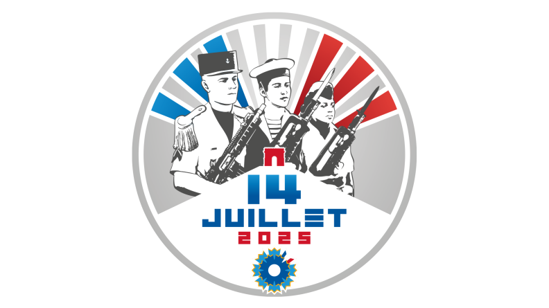 Yvard présent le 14 juillet à l'occasion de la Fête Nationale et des 100 ans du Bleuet de France