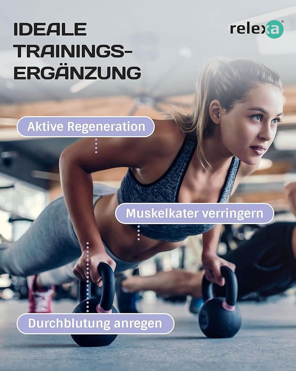 Thumbnail: relexa Faszien Set MINI, 4-teiliges Ganzkörper Trainingskit, mit Faszienrolle,