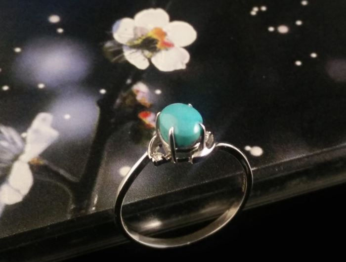 Thumbnail: LKKLILY  Elegant Turquoise Stone Ring